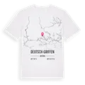 Deutsch-Griffen karta t-shirt
