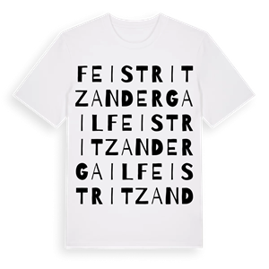 Feistritz an der Gail ordlek t-shirt – ekologisk bomull t-shirt från Pinshirt