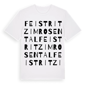 Feistritz im Rosental ordlek t-shirt – ekologisk bomull t-shirt från Pinshirt