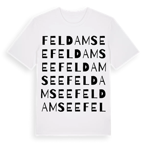 Feld am See ordlek t-shirt – ekologisk bomull t-shirt från Pinshirt