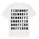 Ferndorf ordlek t-shirt
