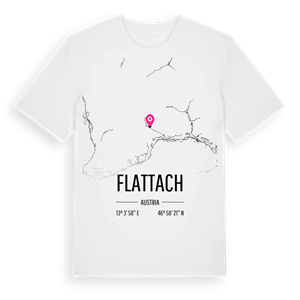 Flattach karta t-shirt – ekologisk bomull t-shirt från Pinshirt