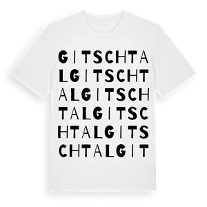 Gitschtal ordlek t-shirt – ekologisk bomull t-shirt från Pinshirt