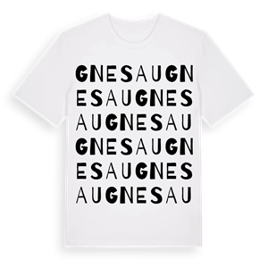 Gnesau ordlek t-shirt – ekologisk bomull t-shirt från Pinshirt