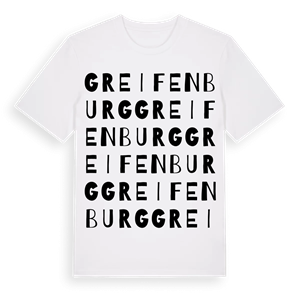 Greifenburg ordlek t-shirt – ekologisk bomull t-shirt från Pinshirt