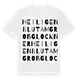Heiligenblut am Großglockner ordlek t-shirt
