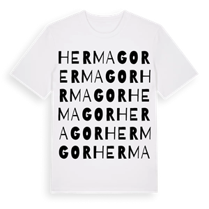 Hermagor ordlek t-shirt – ekologisk bomull t-shirt från Pinshirt