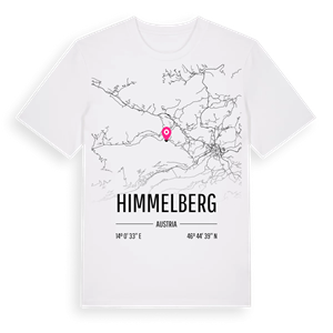 Himmelberg karta t-shirt – ekologisk bomull t-shirt från Pinshirt