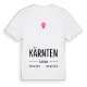 Kärnten karta t-shirt