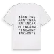 Kärnten ordlek t-shirt