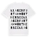 Klagenfurt am Wörthersee ordlek t-shirt