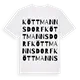 Köttmannsdorf ordlek t-shirt