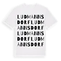 Ludmannsdorf ordlek t-shirt