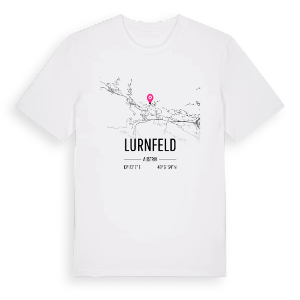Lurnfeld karta t-shirt – ekologisk bomull t-shirt från Pinshirt
