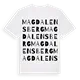 Magdalensberg ordlek t-shirt