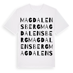 Magdalensberg ordlek t-shirt – ekologisk bomull t-shirt från Pinshirt