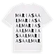 Maria Saal ordlek t-shirt