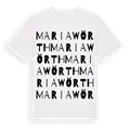 Maria Wörth ordlek t-shirt