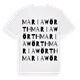 Maria Wörth ordlek t-shirt