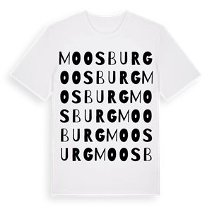 Moosburg ordlek t-shirt – ekologisk bomull t-shirt från Pinshirt