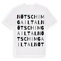 Nötsch im Gailtal ordlek t-shirt