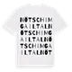 Nötsch im Gailtal ordlek t-shirt
