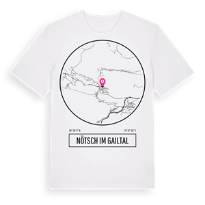 Nötsch im Gailtal t-shirt – ekologisk bomull t-shirt från Pinshirt