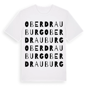 Oberdrauburg ordlek t-shirt – ekologisk bomull t-shirt från Pinshirt