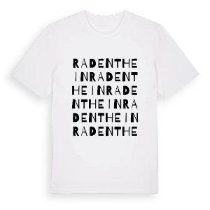 Radenthein ordlek t-shirt – ekologisk bomull t-shirt från Pinshirt