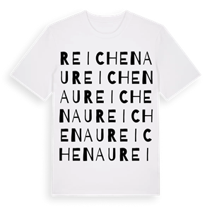 Reichenau ordlek t-shirt – ekologisk bomull t-shirt från Pinshirt