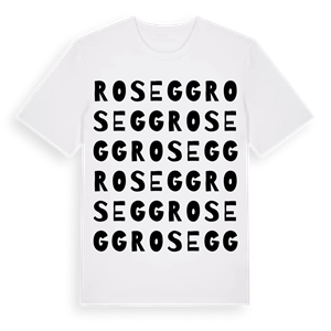 Rosegg ordlek t-shirt – ekologisk bomull t-shirt från Pinshirt