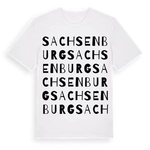Sachsenburg ordlek t-shirt – ekologisk bomull t-shirt från Pinshirt