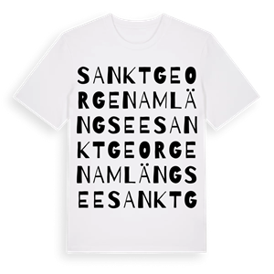 Sankt Georgen am Längsee ordlek t-shirt – ekologisk bomull t-shirt från Pinshirt
