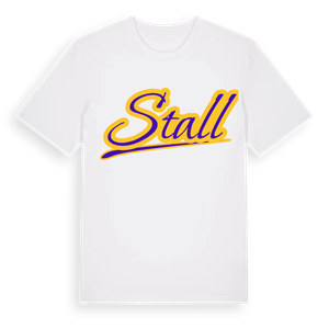 Stall baseball t-shirt – ekologisk bomull t-shirt från Pinshirt