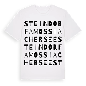 Steindorf am Ossiacher See ordlek t-shirt – ekologisk bomull t-shirt från Pinshirt
