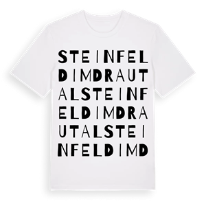 Steinfeld im Drautal ordlek t-shirt – ekologisk bomull t-shirt från Pinshirt