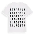Straßburg ordlek t-shirt