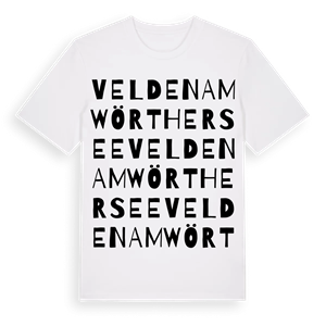 Velden am Wörther See ordlek t-shirt – ekologisk bomull t-shirt från Pinshirt