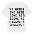 Weißensee ordlek t-shirt