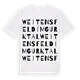 Weitensfeld im Gurktal ordlek t-shirt