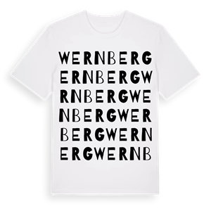 Wernberg ordlek t-shirt – ekologisk bomull t-shirt från Pinshirt