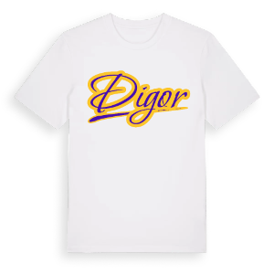 Digor baseball t-shirt – ekologisk bomull t-shirt från Pinshirt