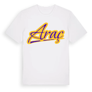 Araç baseball t-shirt – ekologisk bomull t-shirt från Pinshirt