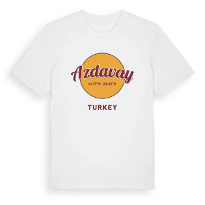 Azdavay cirkel t-shirt – ekologisk bomull t-shirt från Pinshirt