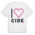 Jag älskar Cide t-shirt stort tryck
