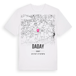 Daday karta t-shirt – ekologisk bomull t-shirt från Pinshirt