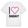 Jag älskar Daday t-shirt stort tryck
