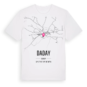 Daday karta t-shirt – ekologisk bomull t-shirt från Pinshirt