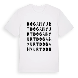 Doğanyurt ordlek t-shirt – ekologisk bomull t-shirt från Pinshirt