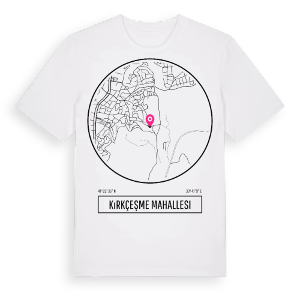 Kırkçeşme Mahallesi t-shirt – ekologisk bomull t-shirt från Pinshirt